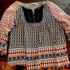 Crown& Ivy peasant blouse